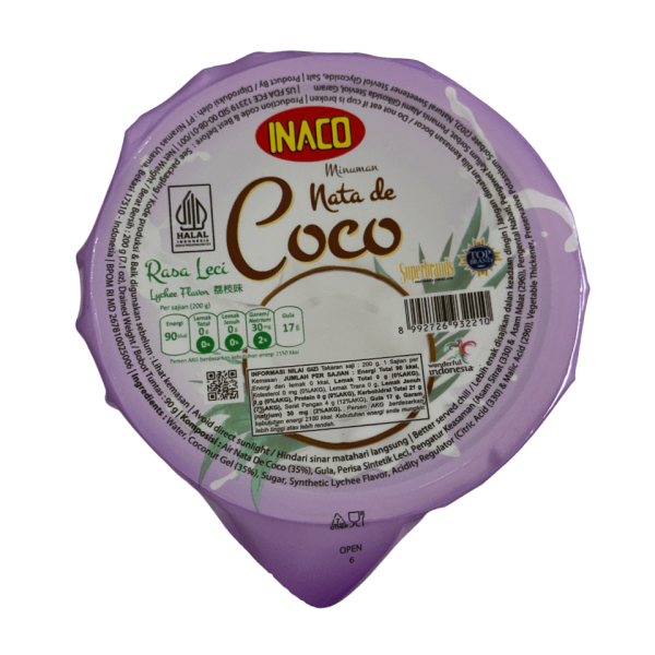 INACO Nata De Coco Lychee 200gr (24)