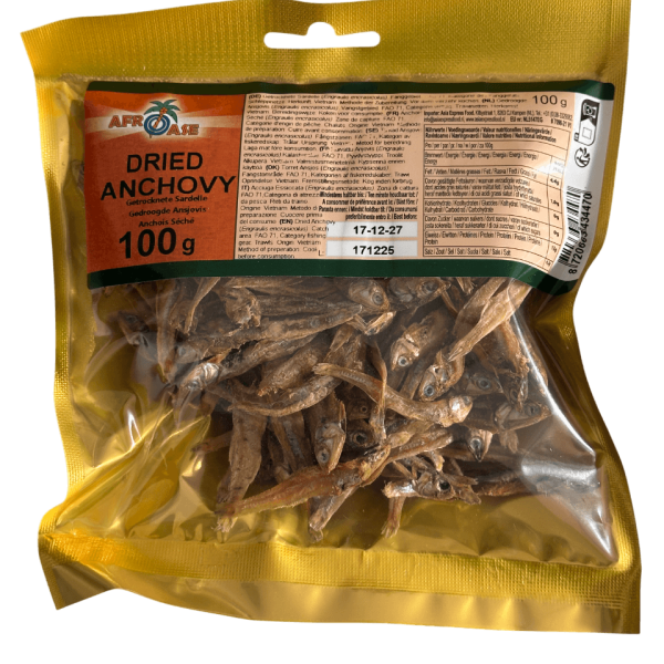 AFROASE Dried Anchovies Ikan Teri 100gr (10)