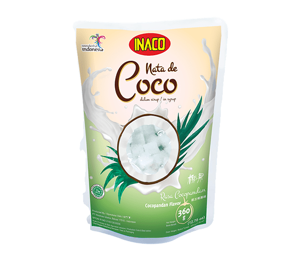 INACO Nata de coco cocopandan 360 g (24)