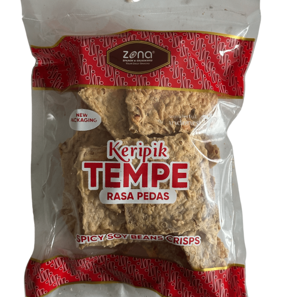 ZONA Tempe Chips Pedas Pittig 200gr (28)